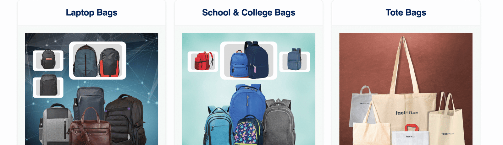 Custom branded bags made with premium materials