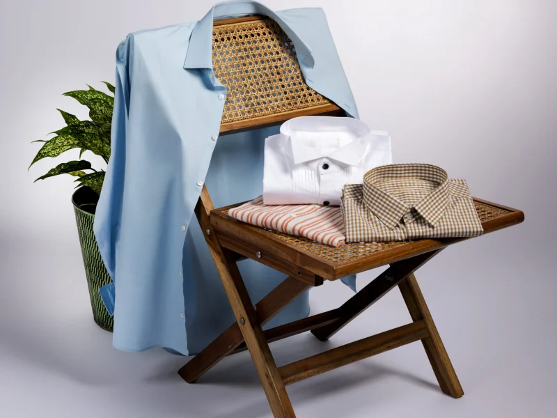 Tailor-made men’s formal shirt with premium stitching